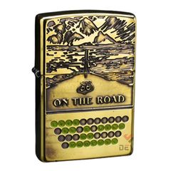 Zippo Khắc Chủ Đề Hành Trình Trên Con Đường Route 66 ZN132