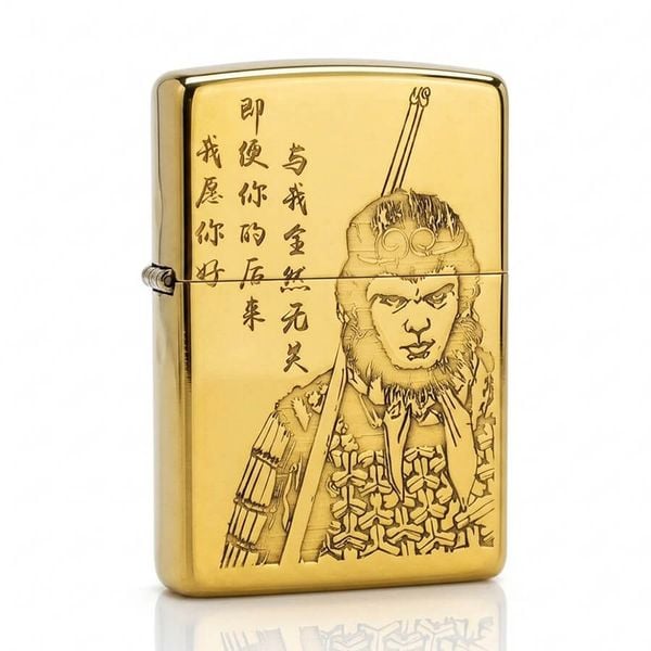 Zippo Khắc Mối Tình Truyền Kiếp Của Ngộ Không Chí Tôn Bảo ZN394