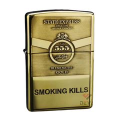 Zippo Khắc Sâu Chủ Đề Thương Hiệu Thuốc Lá 555 ZK58