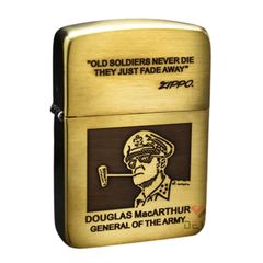 Zippo Tái Bản 1941 Khắc Tướng Mỹ Douglas MacArthur ZN351