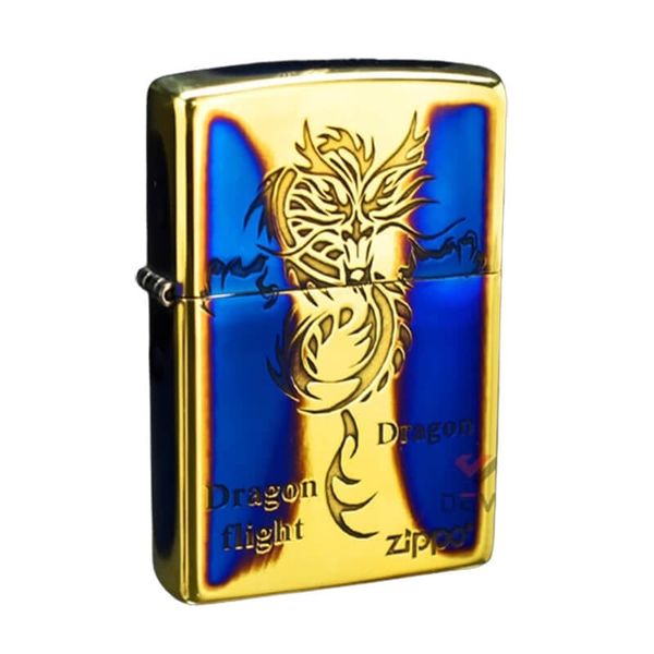 Zippo Đồng Cháy Khắc Rổng Bay Dragon Flight ZN280