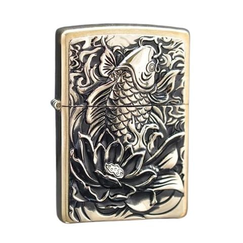 Zippo emblem chá chép độ lạ ZD54