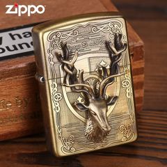 Bật lửa Zippo hình hươu nổi bản Armor ZD16