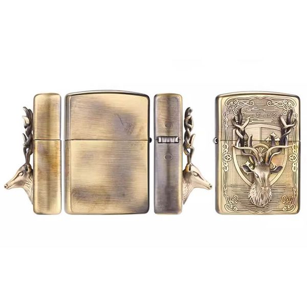 Bật lửa Zippo hình hươu nổi bản Armor ZD16