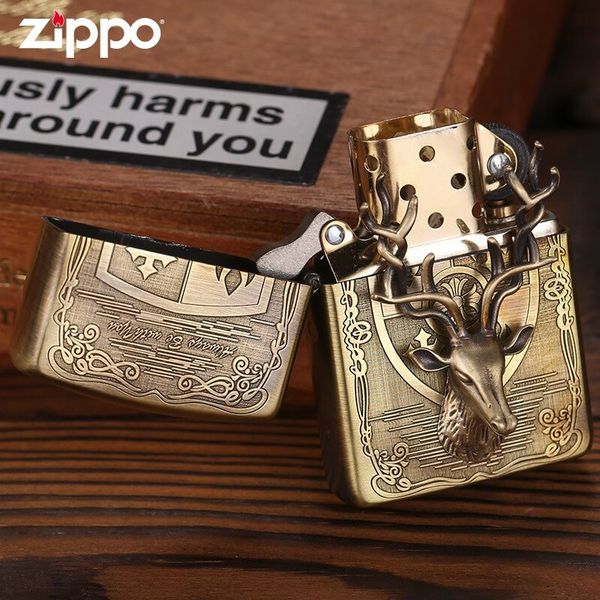 Bật lửa Zippo hình hươu nổi bản Armor ZD16