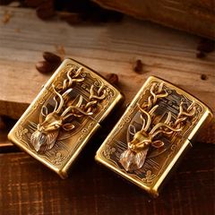 Bật lửa Zippo hình hươu nổi bản Armor ZD16