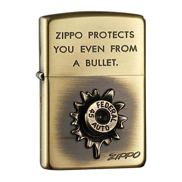Zippo Ốp Emblem Viên Đạn Bắn ZN03