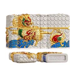 Zippo Vỏ Dày Ốp Nổi Kỳ Lân Đầu Rồng ZN84