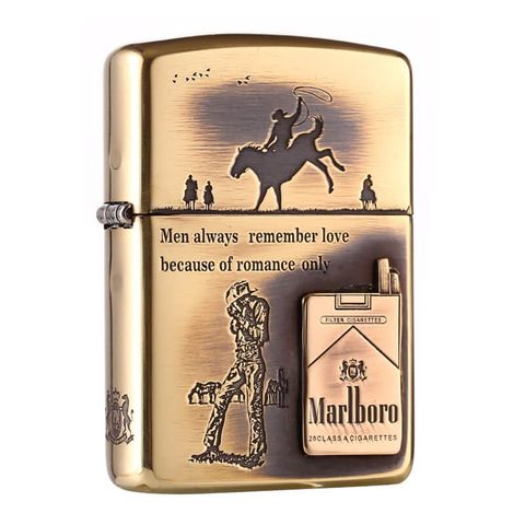 Zippo Armor Dán Emblem Chủ Đề Marlboro ZN261