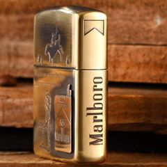 Zippo Armor Dán Emblem Chủ Đề Marlboro ZN261