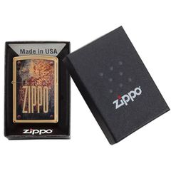 Zippo Mỹ chính hãng chủ đề mô phỏng Rusty Plate Design Z280