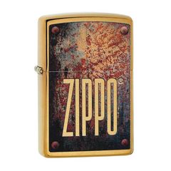 Zippo Mỹ chính hãng chủ đề mô phỏng Rusty Plate Design Z280