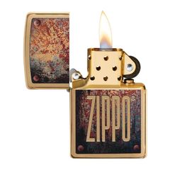 Zippo Mỹ chính hãng chủ đề mô phỏng Rusty Plate Design Z280