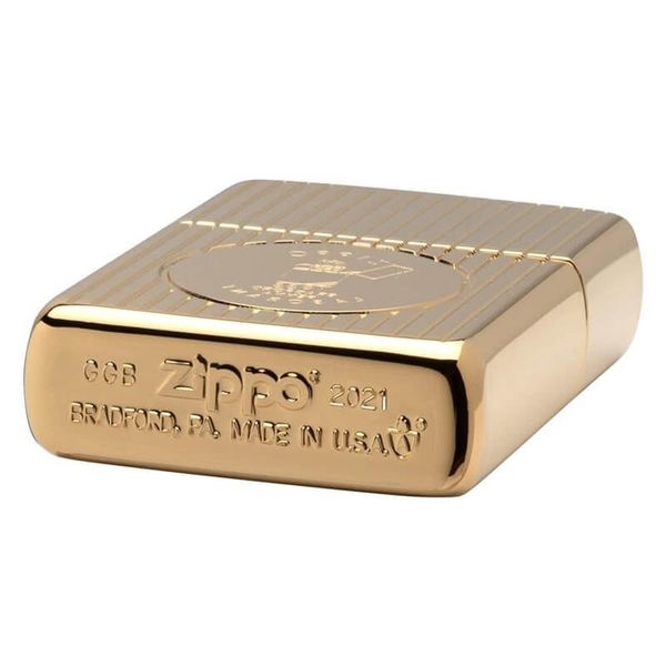 Zippo Armor Kỷ Niệm Ngày Sinh Nhà Sáng Lập Zippo Gold Plate Founder's Day Z16 Collectible
