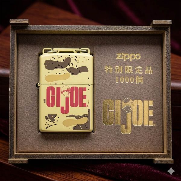 Zippo 1998 G.I. Joe – Chủ Đề Quân Nhân Mỹ – Đời XIV La Mã – Bản Màu Hiếm Sưu Tầm