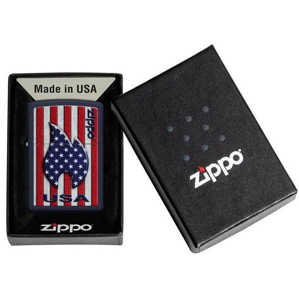 Zippo Sơn Ngọn Lửa Yêu Nước Patriotic Flame Design Z184