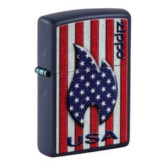 Zippo Sơn Ngọn Lửa Yêu Nước Patriotic Flame Design Z184