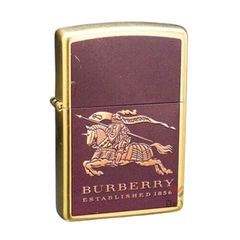 Zippo In Chủ Đề Hãng Thời Trang Burberry ZN274
