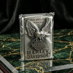 Set Zippo Harley-Davidson Limited Edition – Bản Giới Hạn Sưu Tầm – Thiết Kế Emblem Đúc Nổi Cao Cấp C83