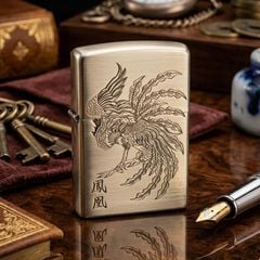 Zippo Hình Phượng Hoàng Lửa, Biểu Tượng Tái Sinh & Quyền Quý 2005 C430