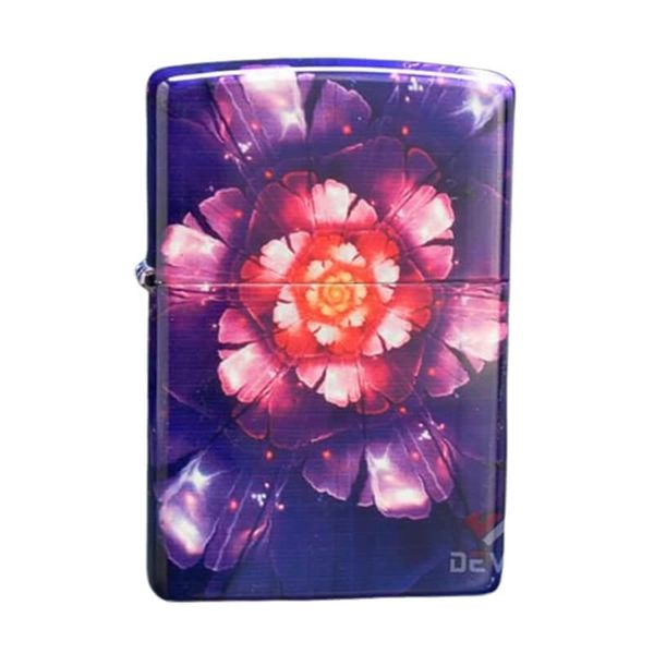 Zippo Hộp Mica Sơn Chủ Đề Nhất Niệm Hoa Khai ZN130