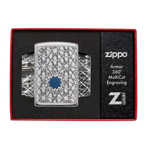 Zippo Armor Họa Tiết Phong Cách Ả Rập Arabic Pattern Design Z29