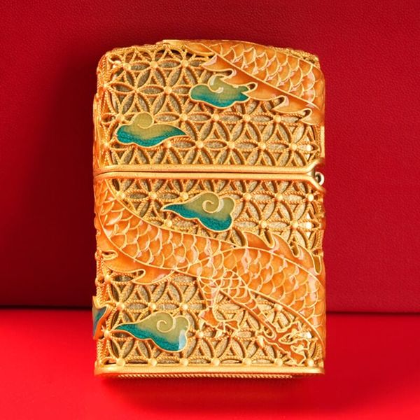 Zippo bọc lưới rồng ZN298