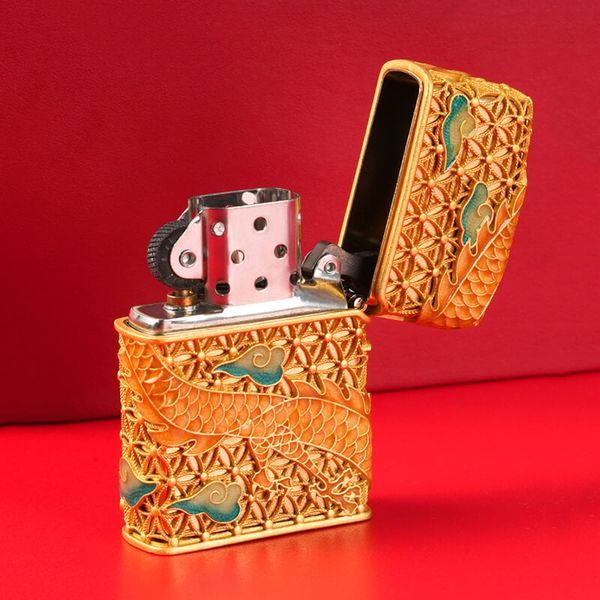 Zippo bọc lưới rồng ZN298