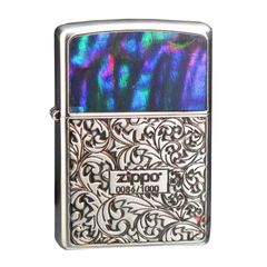 Zippo Khảm Trai Hoa Văn Cổ Bản Giới Hạn ZN31