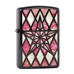 Zippo Tạo Hình Hoa Văn Ngôi Sao Sơn Màu ZN265