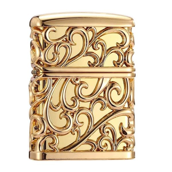 Zippo Ốp Nổi Phù Điêu Hoa Văn Cổ Điển ZN146