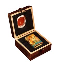 Zippo Bọc Lưới Mạ Vàng Chủ Đề Hươu Thần Hạ Sơn ZN75