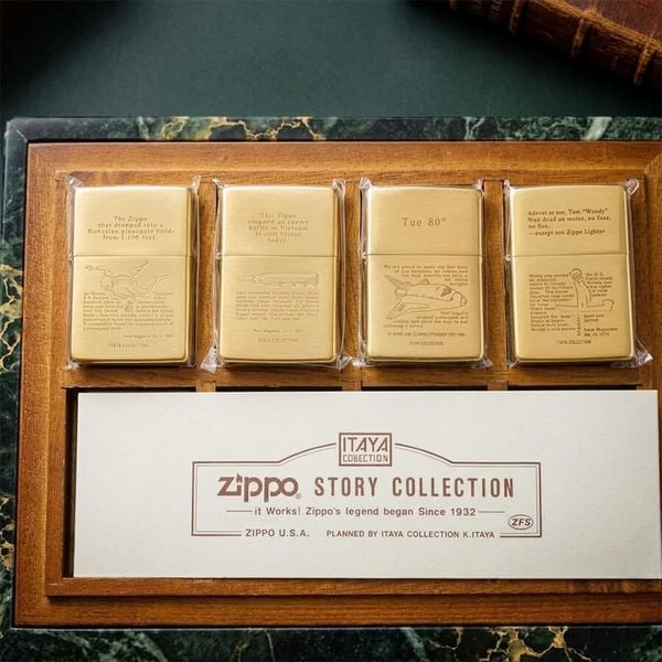Zippo Serries 1993 – Itaya Colection – Zippo Story Collection Bản Sưu Tầm Xuất Nhật Hiếm Có