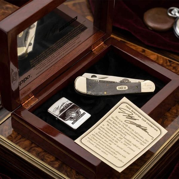 Set Zippo Jeff Gordon Winston Cup Champion 1996 – Bản Giới Hạn Limited Edition – Kỷ Vật Tốc Độ Huyền Thoại C78