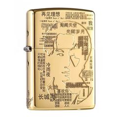 Zippo Khắc Chân Dung Ca Sĩ Hồng Kông Huỳnh Gia Câu ZN255