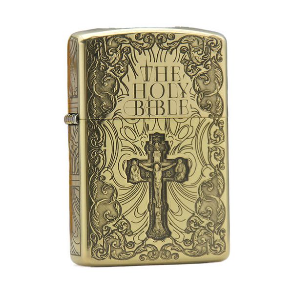 Zippo Armor Khắc Chủ Đề Kinh Thánh Holy Bibble ZD01
