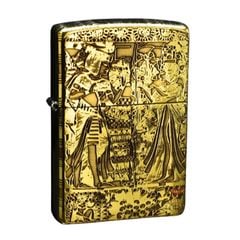 Zippo Khắc Tranh Vẽ Phong Cách Ai Cập Cổ Đại ZN214