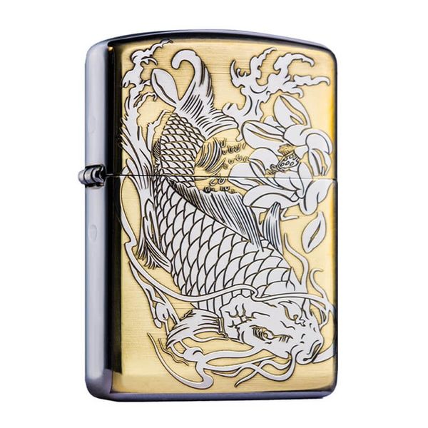 Khắc hình cá chép ZK137