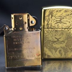 Zippo Khắc Sâu Hình Mãnh Hổ ZK116