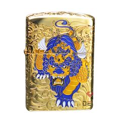 Zippo Armor khắc 5 mặt Kỳ Lân ZN301