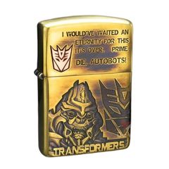 Zippo Armor Khắc Robot Biến Hình Transformers Phe Decepticon ZD51