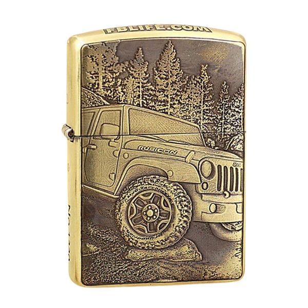 Zippo Armor khắc hình xe ZD35