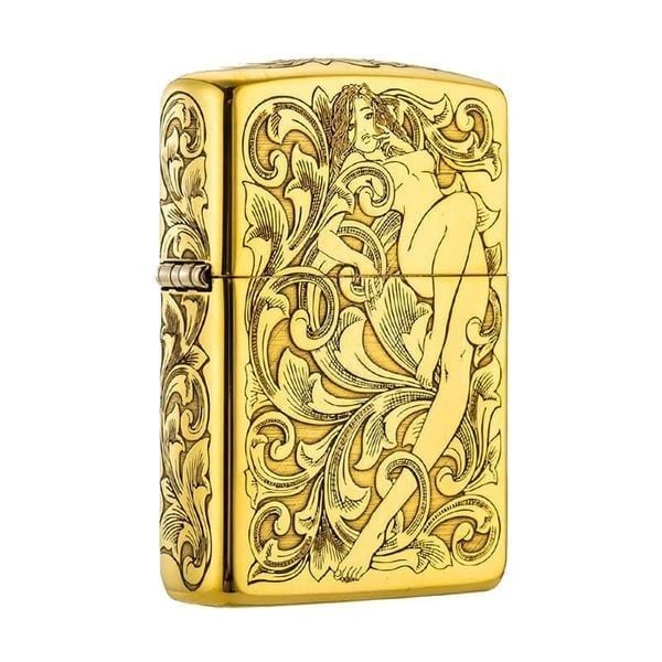 Zippo Khắc Hình Cô Gái Khỏa Thân ZK127