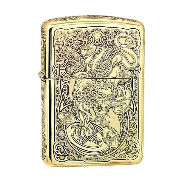 Zippo Họa Tiết Kỳ Lân ZN135