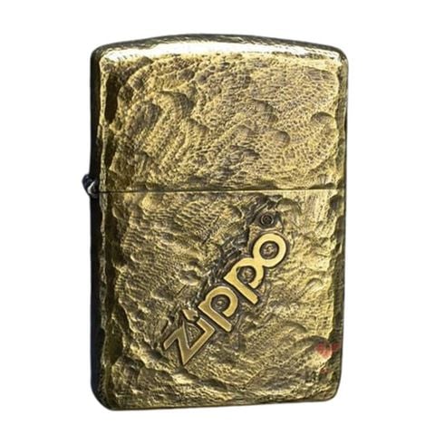 Zippo Armor Vỏ Thô Khắc Nổi Logo Zippo ZD25