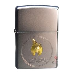 Zippo Satin Khắc Ngọn Lửa Zippo ZK77