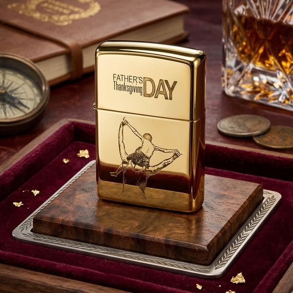 Zippo Cha & Con (Father's Day) - Phiên Bản Giới Hạn Khắc Ăn Mòn Tinh Xảo Z129