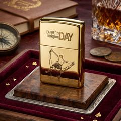 Zippo Cha & Con (Father's Day) - Phiên Bản Giới Hạn Khắc Ăn Mòn Tinh Xảo Z129