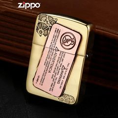 Zippo Tái Bản 1941 Khắc Bảo Hành Trọn Đời Lưng Ốp Tem Zippo ZN354