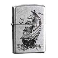 Zippo đồng khắc hình thuyền ZK160